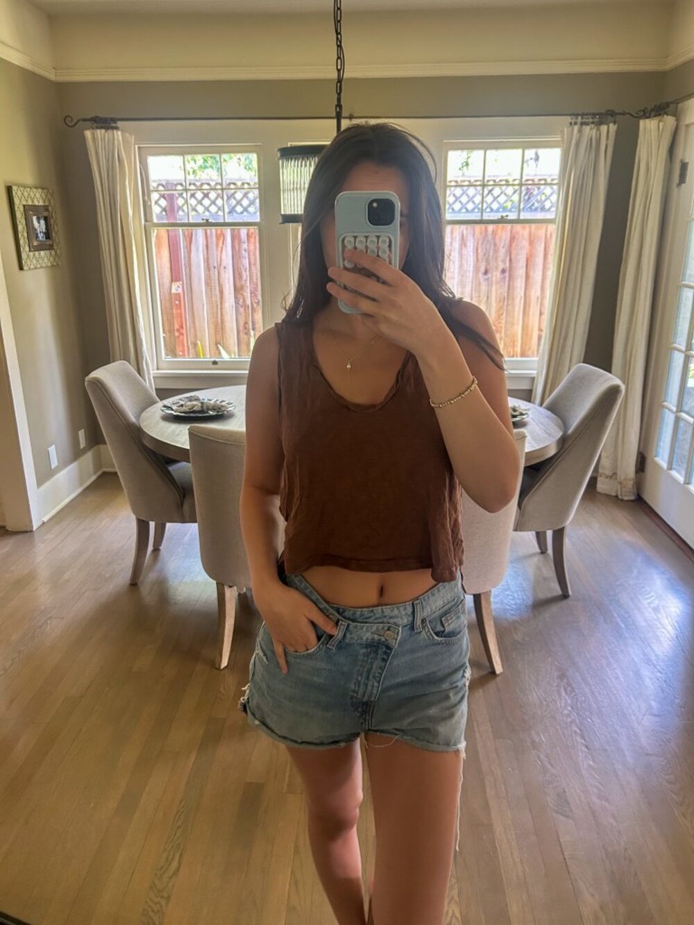 Free People Beach brown lightweight tank 🤎